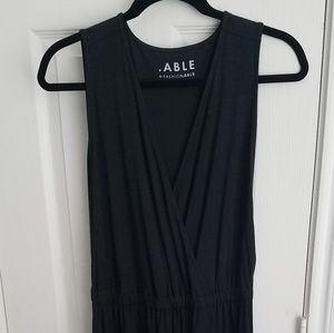 FashionABLE Wide Leg Black Jumpsuit medium